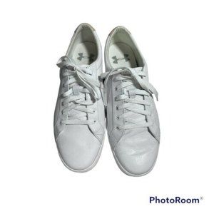 Women UA Under Armour Modern Court Lace Tennis Shoes Sneakers white 3020761-100